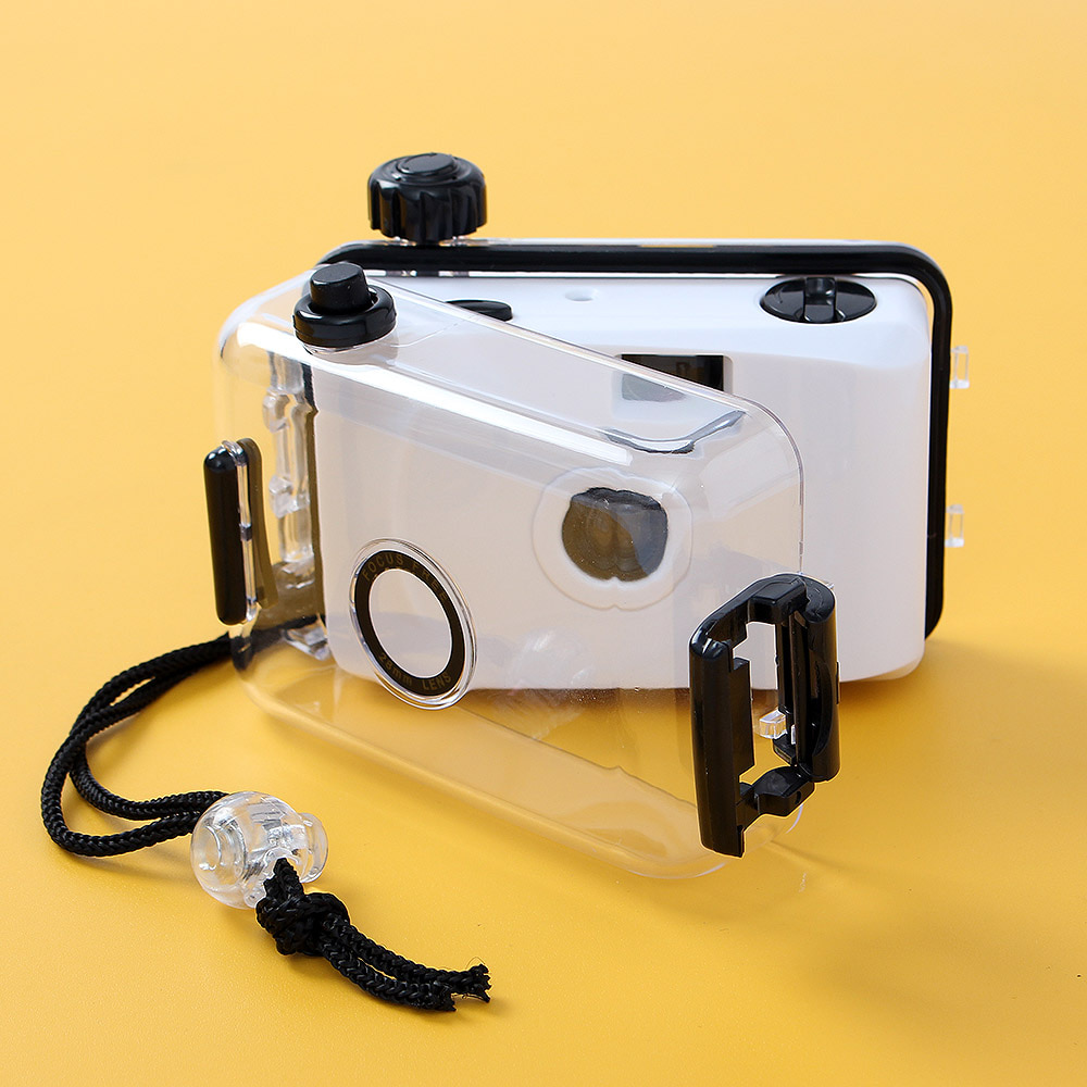 뉴트로 방수 토이카메라(화이트블랙) 다회용카메라