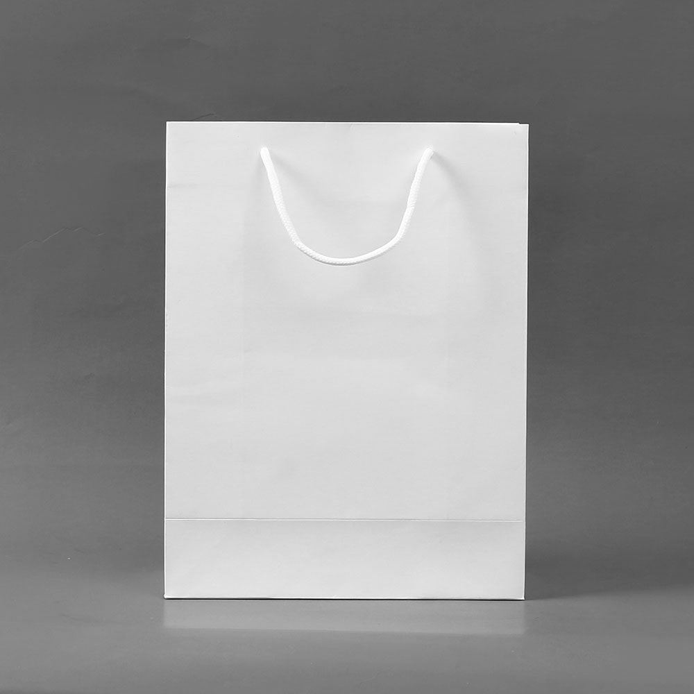무지 세로형 쇼핑백 10p(20x28cm) (화이트) 쇼핑봉투