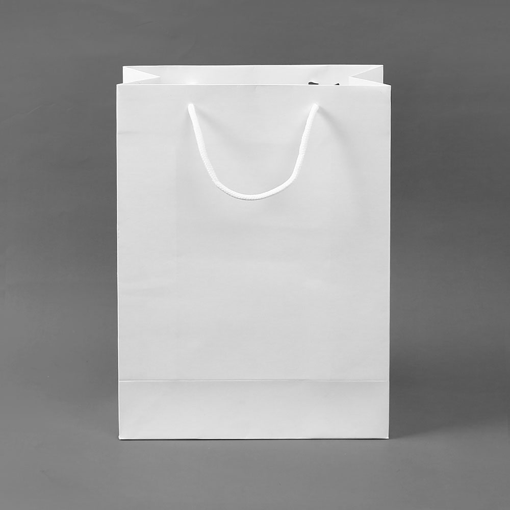 무지 세로형 쇼핑백 10p(19x26cm) (화이트) 종이백