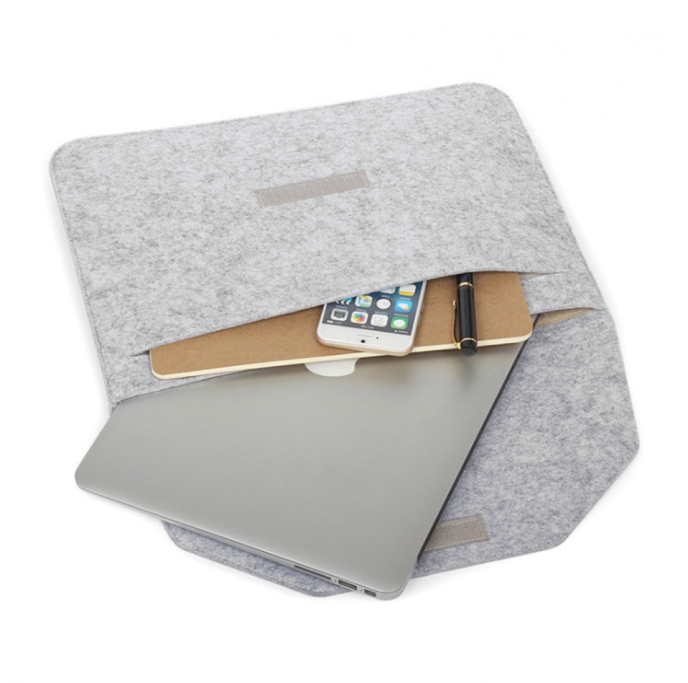 펠트 노트북 슬리브 파우치(39x28.5cm) (그레이)