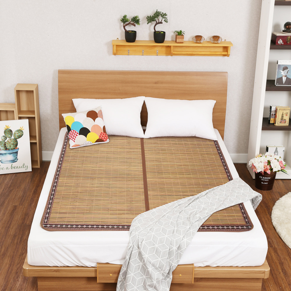 대숲마루 여름 대자리(150x195cm) 거실돗자리 퀸 침대
