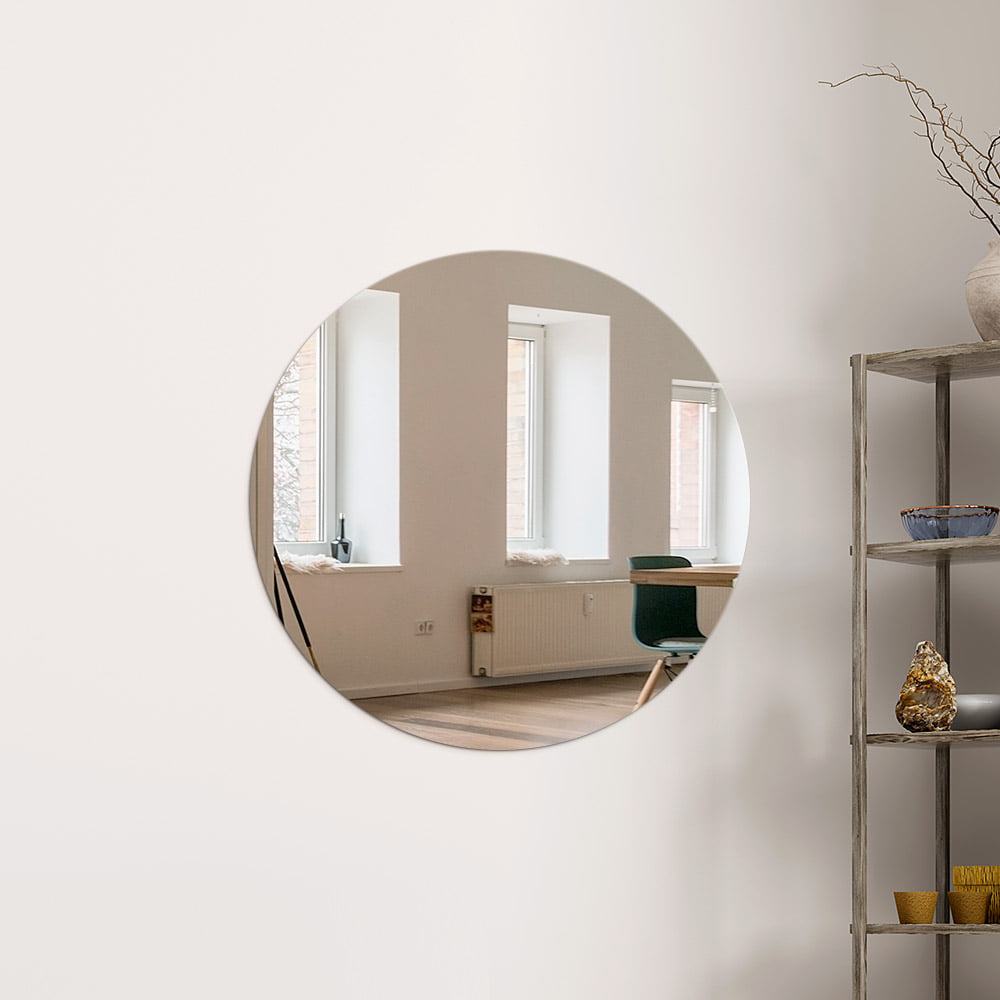 벽에 붙이는 안전 아크릴 거울(50cm) 붙이는거울
